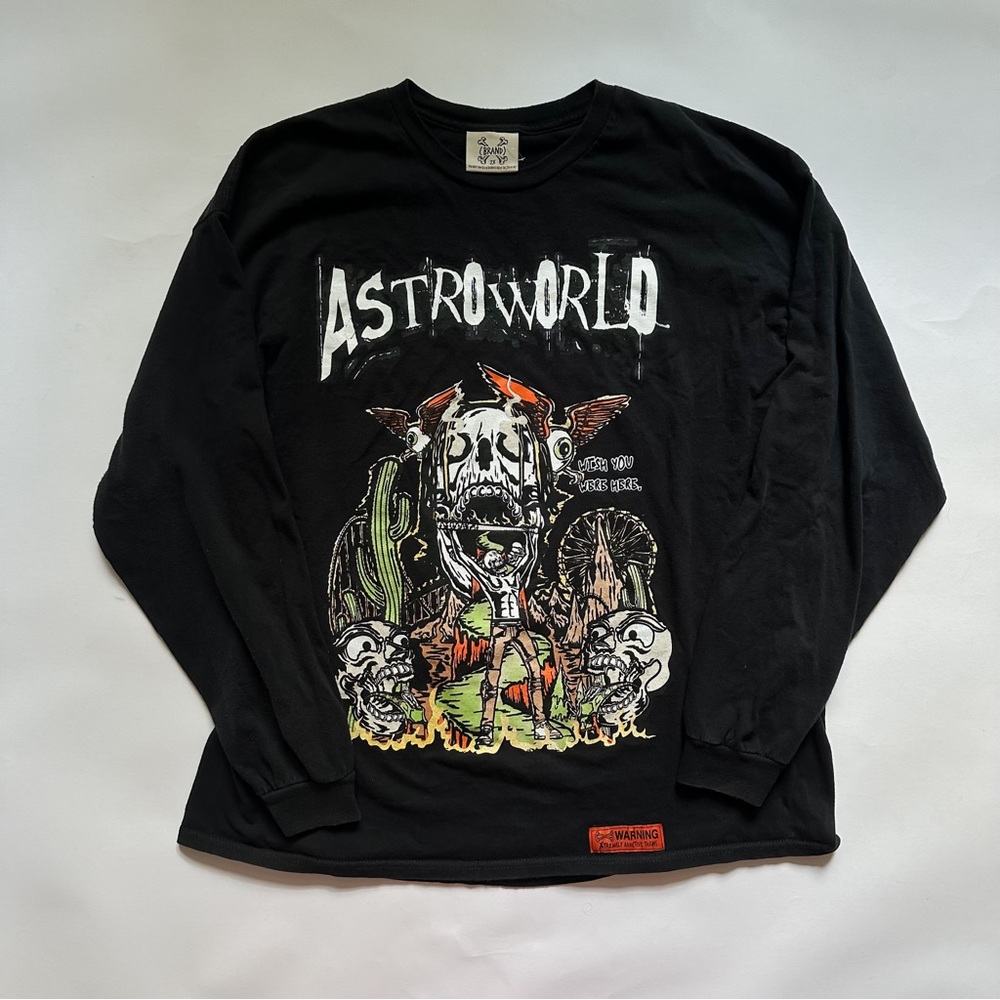 Astroworld Tour Long Sleeve Tshirt Men’s 2X